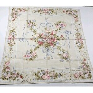 Ralph Lauren Floral Cotton Handkerchief Neckerchief Bandana Scarf Pocket Square